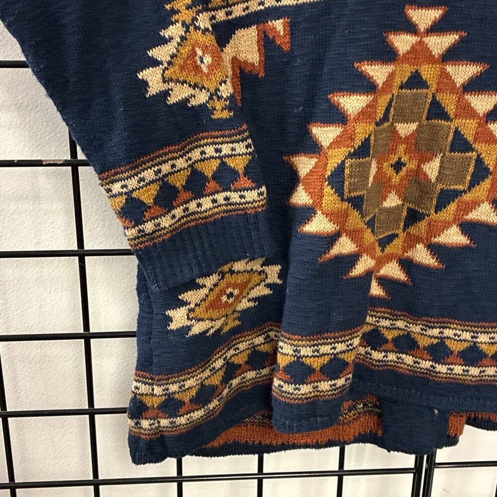 Faherty B Yellowtail X Lodge Cardigan Med Organic Cotton NEW $298 Western Cozy - Picture 11 of 12